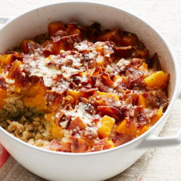 Baked Farro and Butternut Squash