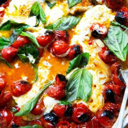 Baked Feta with Cherry Tomatoes
