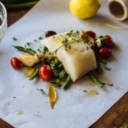 baked fish in parchment