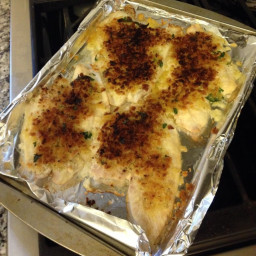 Baked Fish with Breadcrumb Topping
