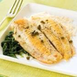 Baked Flounder with Parmesan Crust
