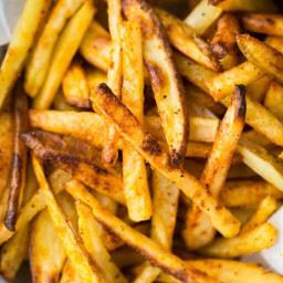 Baked French Fries with Curried Ketchup