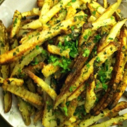 Baked Garlic and Parsley French Fries