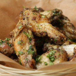 Baked Garlic Parmesan Chicken Wings Recipe by Tasty