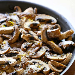 Baked Garlic Parmesan Mushrooms