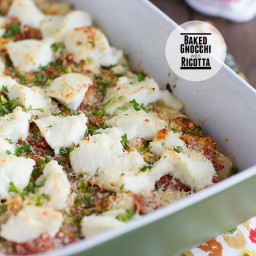Baked Gnocchi with Ricotta