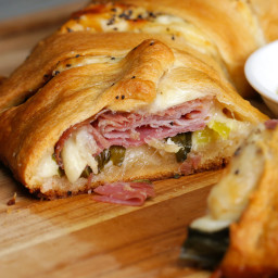 Baked Ham and Cheese Ring Recipe by Tasty