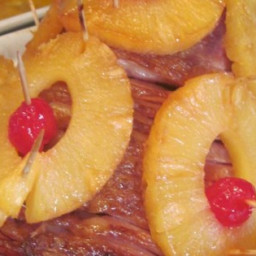 Baked Ham with Pineapple Mustard Glaze Recipe