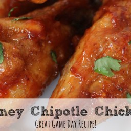 Baked Honey Chipotle Chicken Wings In the Oven