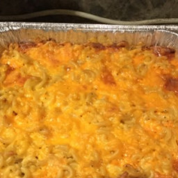 Baked Mac and Cheese with Sour Cream and Cottage Cheese Recipe