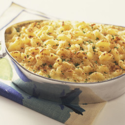 Baked Macaroni with Three Cheeses