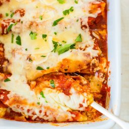 Baked Manicotti with Sun-Dried Tomatoes and Thyme