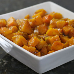 Baked Maple and Brown Sugar Butternut Squash