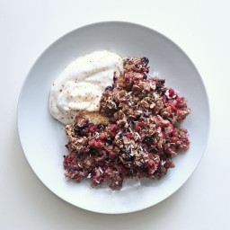 Baked Mixed Berry Oatmeal
