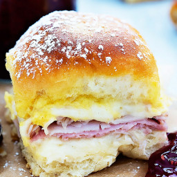 Baked Monte Cristo Party Sliders