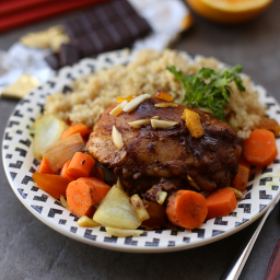 Baked Moroccan Chocolate Chicken