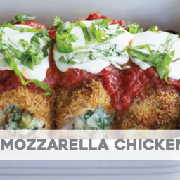Baked Mozzarella Chicken Rolls