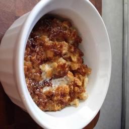 Baked Oatmeal Creme Brulee Style