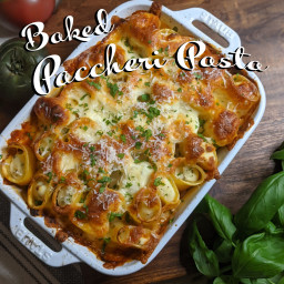 Baked Paccheri Pasta is the Best Part of Lasagna In EVERY BITE
