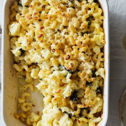 Baked Pasta with Cauliflower and Chard