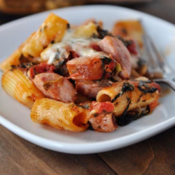 Baked Pasta with Chicken Sausage