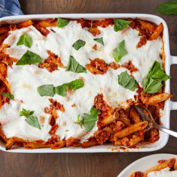 Baked Penne Alla Vodka with Turkey