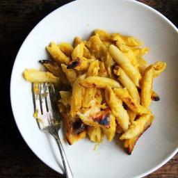 Baked Penne with Butternut Squash-Sage Sauce