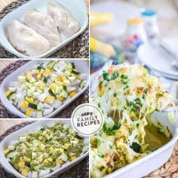 Baked Pesto Chicken and Zucchini • The Pinning Mama
