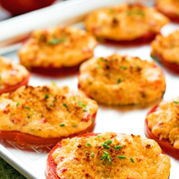 Baked Pimiento Cheese Tomatoes
