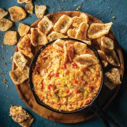 Baked Pimiento Cheese with Pork Rinds