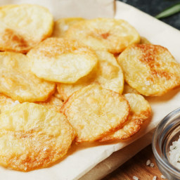 Baked Potato Chips 🥘