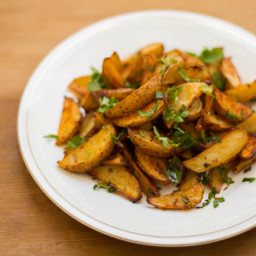 Baked Potato Wedges / Potato Wedges Indian Style