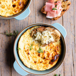 Baked Ricotta with Thyme and Parmesan
