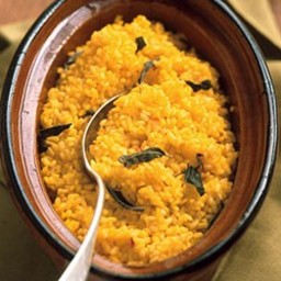 Baked Sage-and-Saffron Risotto