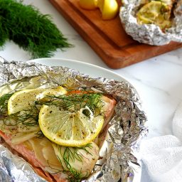 Baked Salmon & Fennel Foil Packets