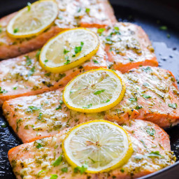 Baked Salmon with Garlic and Dijon (VIDEO)