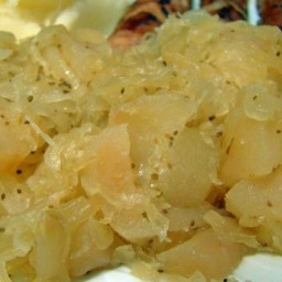 Baked Sauerkraut With Apples