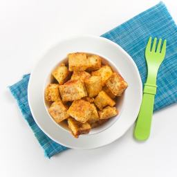 Baked Seasoned Tofu Nuggets for Baby & Toddler