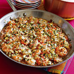 Baked Shrimp with Fennel and Feta