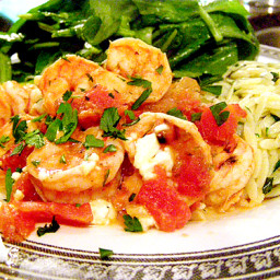 Baked Shrimp with Feta and Herbed Orzo