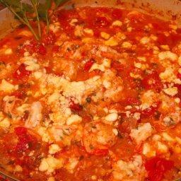Baked Shrimp with Feta and Tomatoes