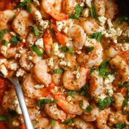 Baked Shrimp with Feta Cheese
