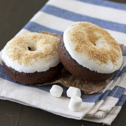 Baked S'mores Doughnuts