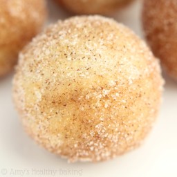 Baked Snickerdoodle Donut Holes
