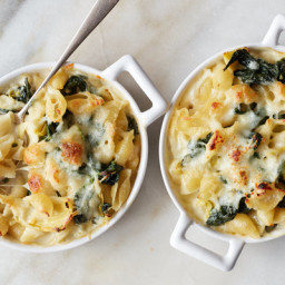 Baked Spinach-Artichoke Pasta