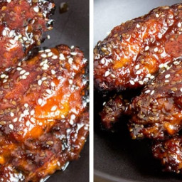 Baked Sticky Asian Chicken Wings