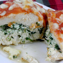 Baked Stuffed Chicken and Spinach Recipe
