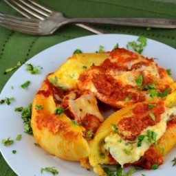 Baked Stuffed Pasta Shells