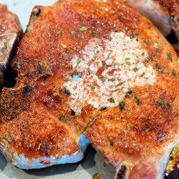 Baked Thick Pork Chops