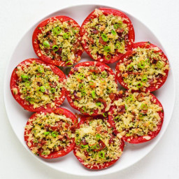 Baked Tomatoes w/Bacon Breadcrumbs